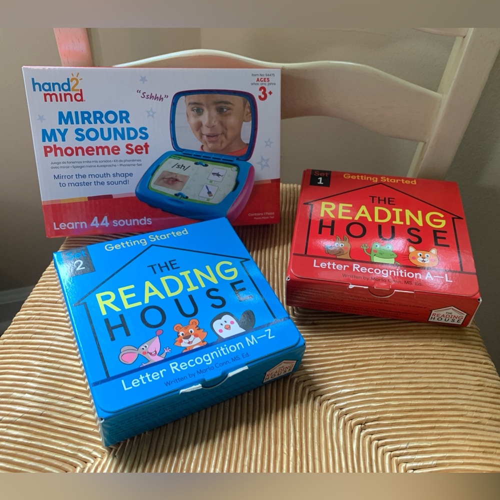 The Reading House A-L & M-Z Book Sets - Hand2Mind Mirror My Sounds Phoneme Set